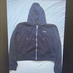 DKNY Black Zip-Up Hoodie
